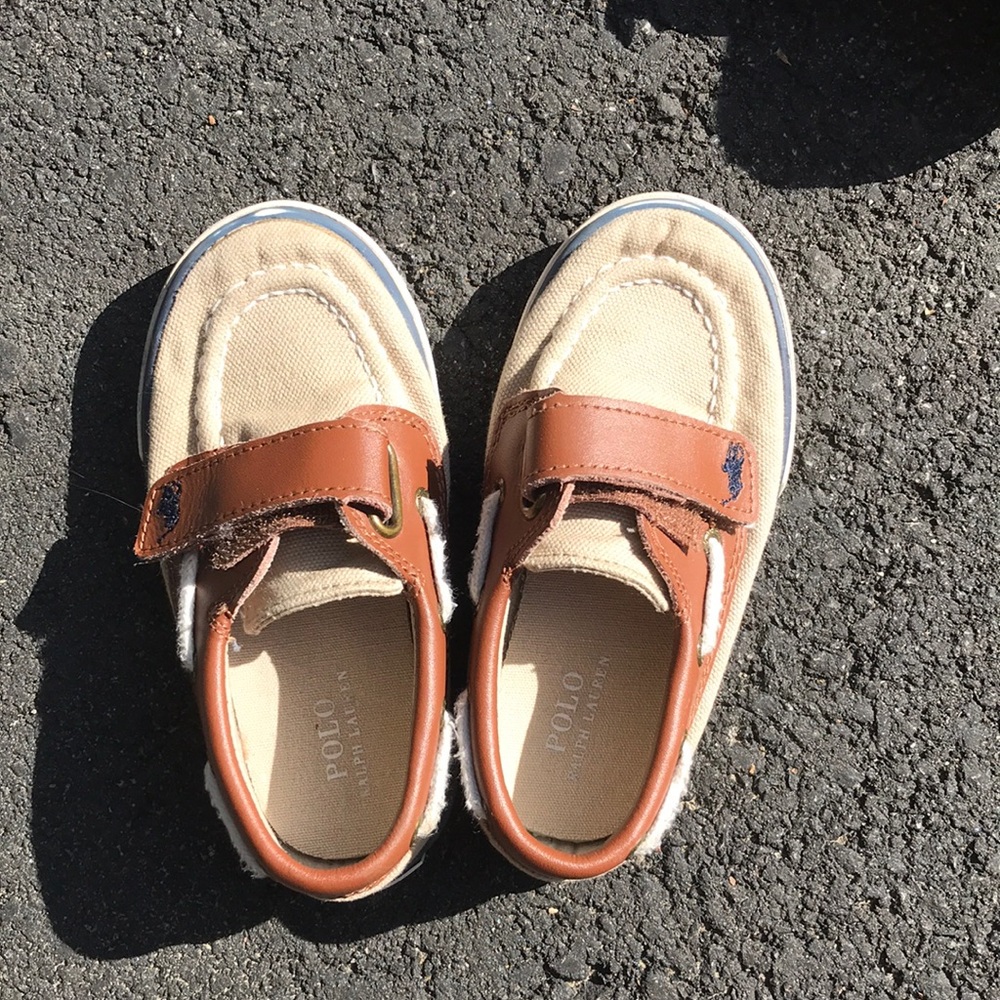 Polo Velcro loafer size 8